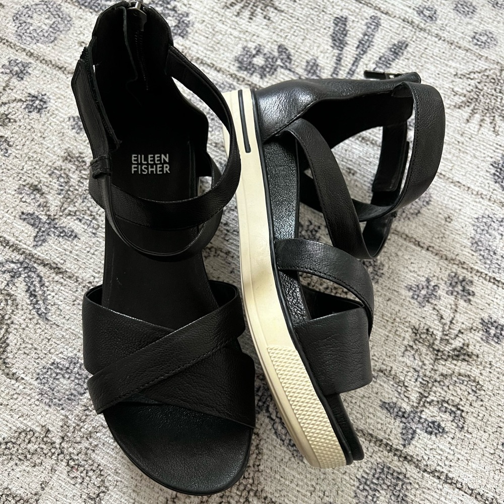 Eileen Fisher Sally Wedge Sandal (Sport)